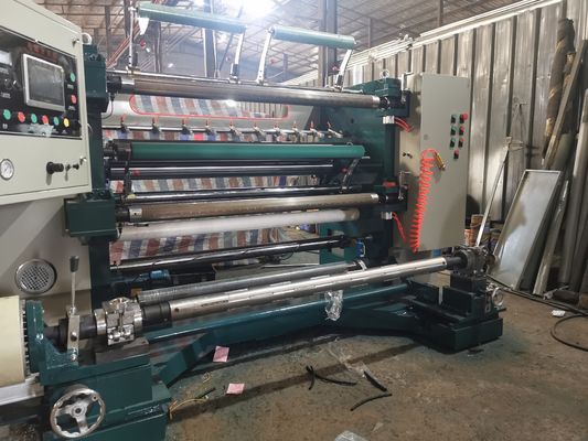 পিএলসি কন্ট্রোল উল্লম্ব কাটা মেশিন লেপ কাগজ Slitter Rewinder মেশিন 0 - 200m/Min