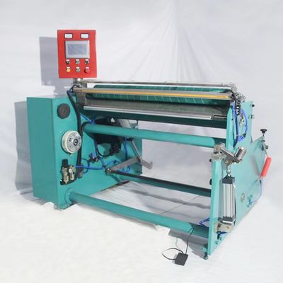 220V 50HZ অ্যালুমিনিয়াম ফয়েল রিউন্ডিং মেশিন স্লিটার এবং রিউন্ডার 150m / মিনিট