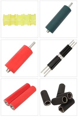 নির্মাতারা বিভিন্ন প্রিন্টিং নাইট্রাইল ইপিডিএম রাবার রোলার কাস্টমাইজ